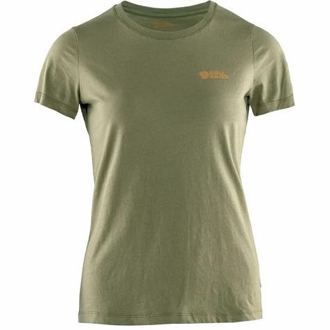 Fjallraven Torneträsk T-Shirt Light Olive Singapore For Women (SG-502494)